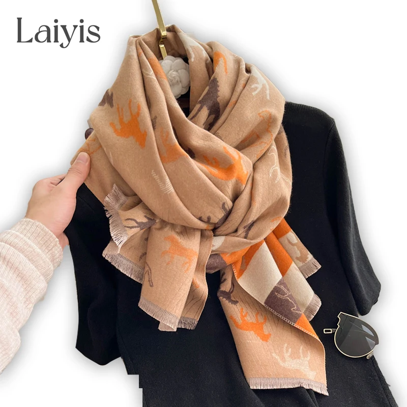 Зимний теплый кашемировый шарф для женщин 2022, роскошные брендовые шапки, плотные шали и палантины, дизайнерские женские пончо Bufanda
Зимний теплый кашемировый шарф для женщин 2022, роскошные брендовые шапки, плотные шали и палантины, дизайнерские женские пончо Bufanda