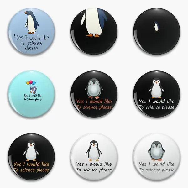 Yes Would Like To Science Please Penguin Soft Button Pin Customizable Clothes Brooch Badge Hat Metal Lapel Pin Collar Fashion
Yes Would Like To Science Please Penguin Soft Button Pin Customizable Clothes Brooch Badge Hat Metal Lapel Pin Collar Fashion
