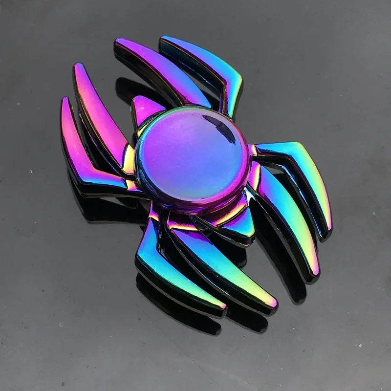 

Finger Spinner Office Anxiety Relief Stress Gyro Flower / Tower / Spider Metal Hand Spinner Tri Spinner Model