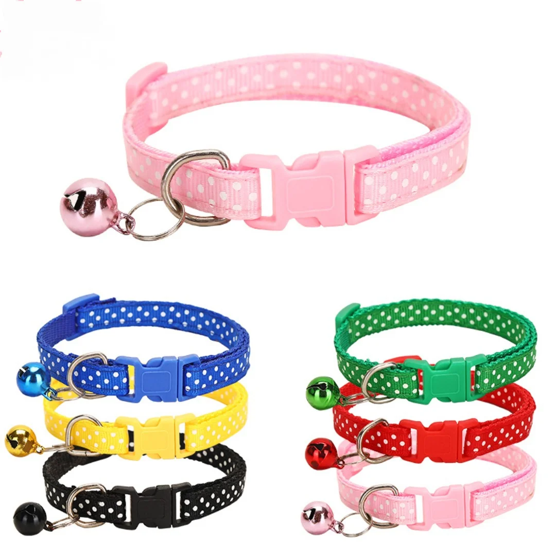 Pet Collar Reflective Material Elastic Accessories Adjustable Security, Bell Dot Collar Dog and Cat Collar with Polka Dot Collar
Pet Collar Reflective Material Elastic Accessories Adjustable Security, Bell Dot Collar Dog and Cat Collar with Polka Dot Collar