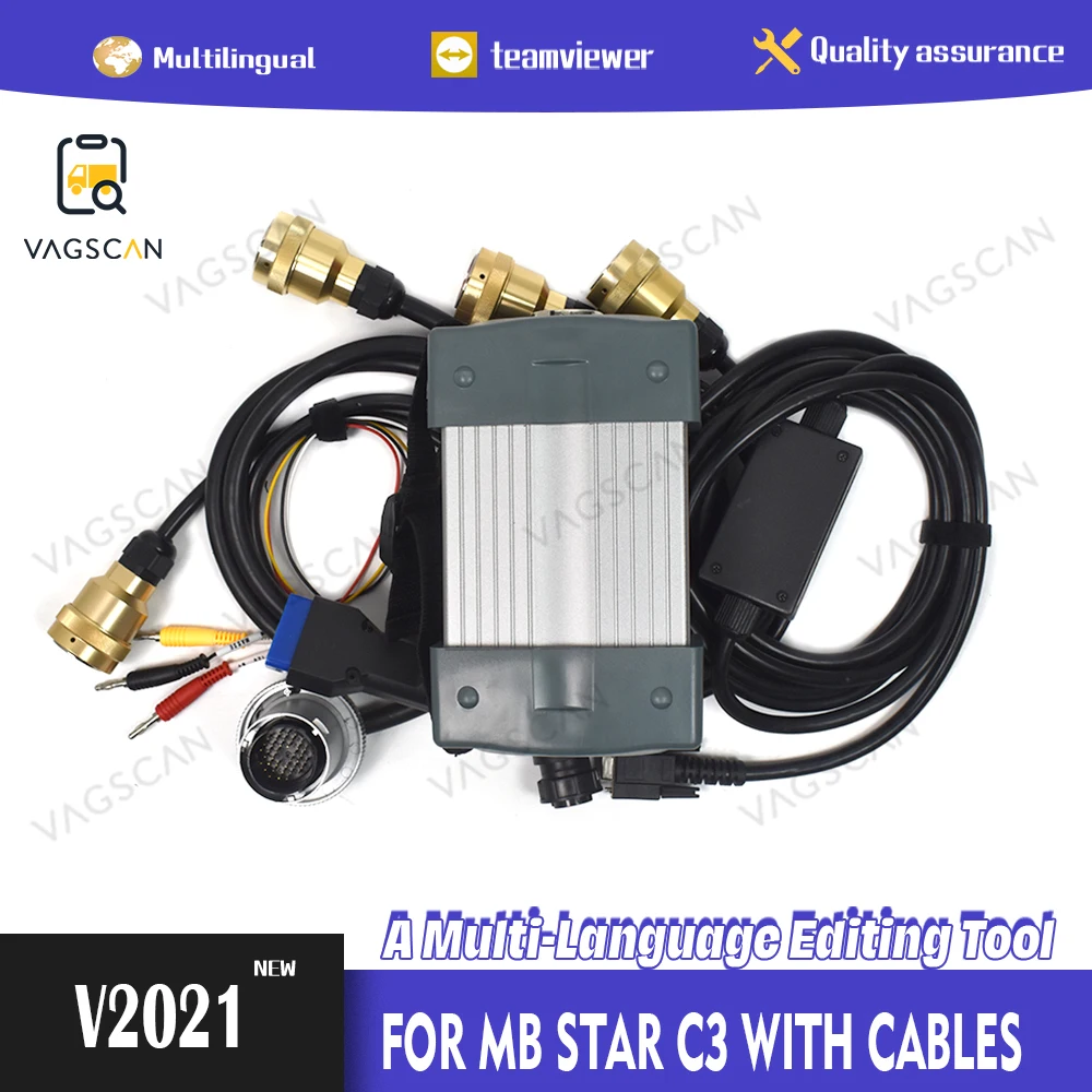 Full set Auto Diagnostic for MB Star C3 sd connect C3 Star With Cables Diagnostic Tool Multiplexer
Full set Auto Diagnostic for MB Star C3 sd connect C3 Star With Cables Diagnostic Tool Multiplexer