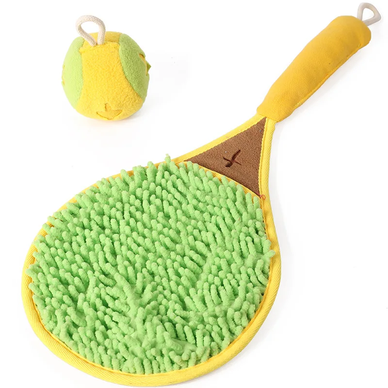 Pet Dog Tennis Racket Toys New Puzzle Play Interactive Tibetan Food Decompression Play Training Sniffer Mat 4 Seasons
Pet Dog Tennis Racket Toys New Puzzle Play Interactive Tibetan Food Decompression Play Training Sniffer Mat 4 Seasons
