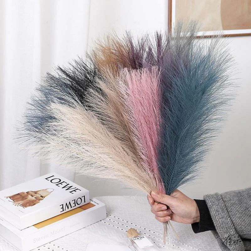 5PCs Artificial Pampas Grass Bouquet For Wedding Decoration Party Home Room Decor Bedroom Fake Plants DIY Vase Simulation Reed
5PCs Artificial Pampas Grass Bouquet For Wedding Decoration Party Home Room Decor Bedroom Fake Plants DIY Vase Simulation Reed