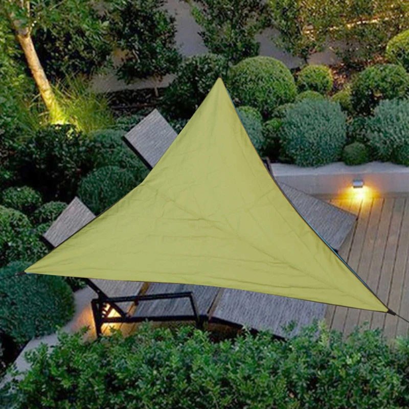 

3M Waterproof Triangular UV Sun Shade Sail Sun Shelter Sunshade Canopy Garden Patio Pool Shade Sail Awning Camping Picnic Tent