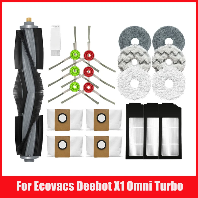 HEPA Filter Main Side Brush Rag For Ecovacs Deebot X1 Omni Turbo Robot Vacuum Cleaner Parts Mop Cloth Dust Bag Accessories
HEPA Filter Main Side Brush Rag For Ecovacs Deebot X1 Omni Turbo Robot Vacuum Cleaner Parts Mop Cloth Dust Bag Accessories