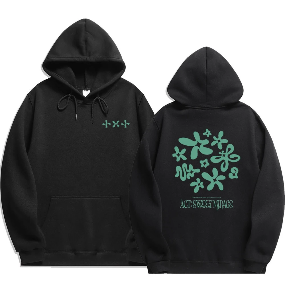 Women Sweatshirts KPOP TXT Letter Printed Fleece Pullover Fashion Men Women Hoodie Top Oversized Casual Women's Clothing
Women Sweatshirts KPOP TXT Letter Printed Fleece Pullover Fashion Men Women Hoodie Top Oversized Casual Women's Clothing