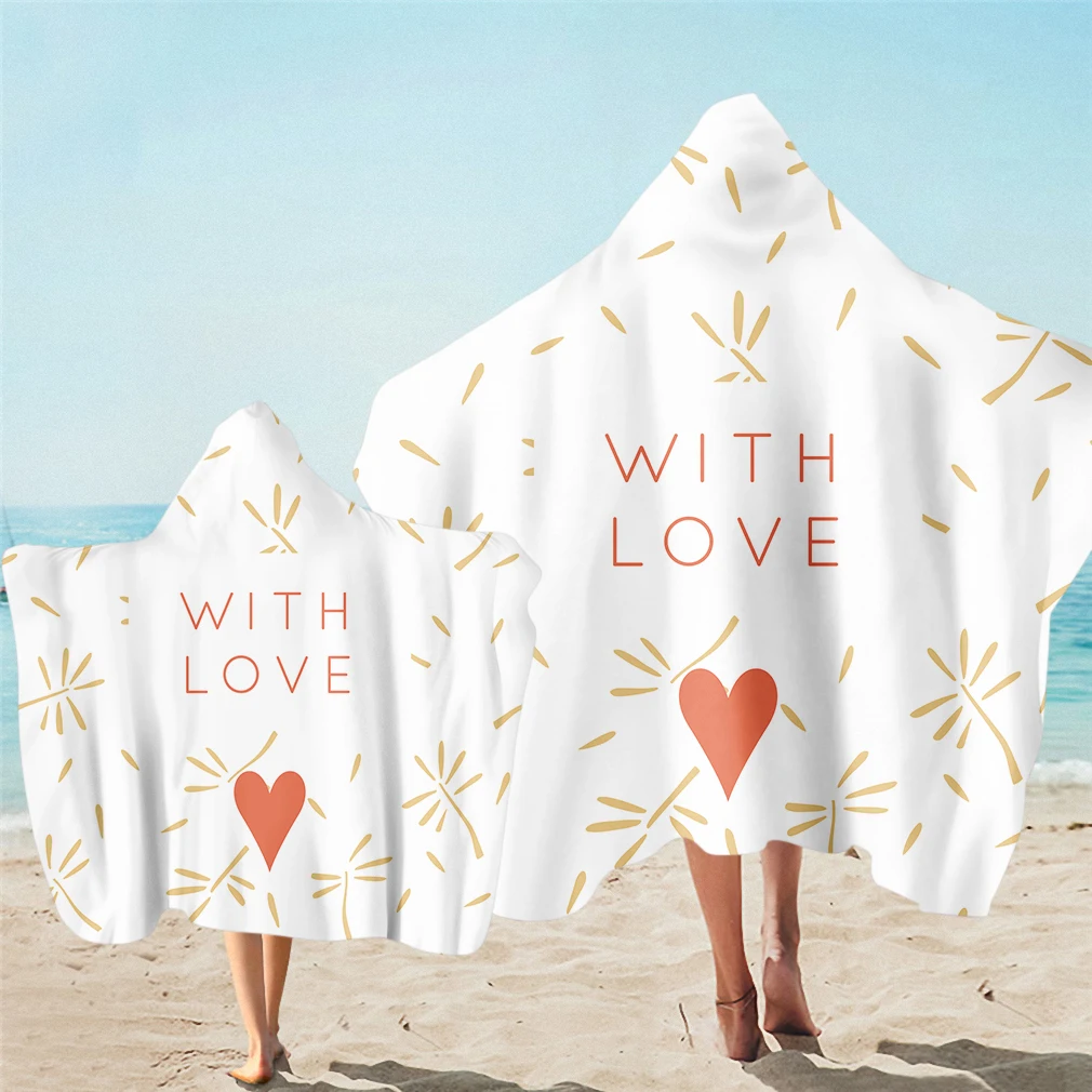 Free shipping Gift With Love Words Heart Dots Flower Plant Hooded Towel Sports Gym Surfing Swim Beach
Free shipping Gift With Love Words Heart Dots Flower Plant Hooded Towel Sports Gym Surfing Swim Beach