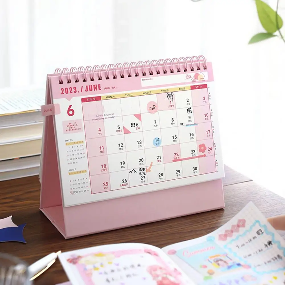 Portable Clear Typography Dual-Coil Desk Calendar 2023 Minimalist Design Notes Calendar for Living Room Desk Calendar
Portable Clear Typography Dual-Coil Desk Calendar 2023 Minimalist Design Notes Calendar for Living Room Desk Calendar