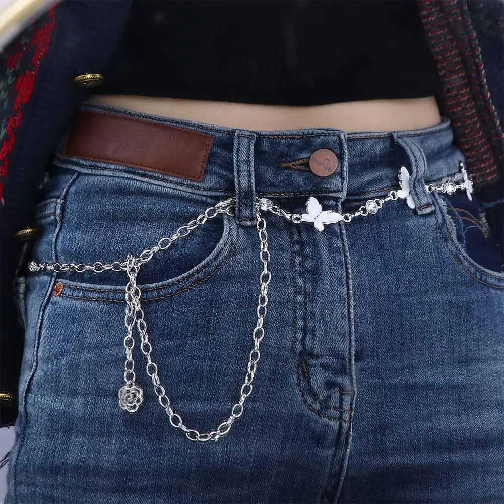 Butterfly Clothes Decoration Flower Tassel Pendant Metal Belts Belly Chain Bikini Waist Link Women Waist Chain
Butterfly Clothes Decoration Flower Tassel Pendant Metal Belts Belly Chain Bikini Waist Link Women Waist Chain