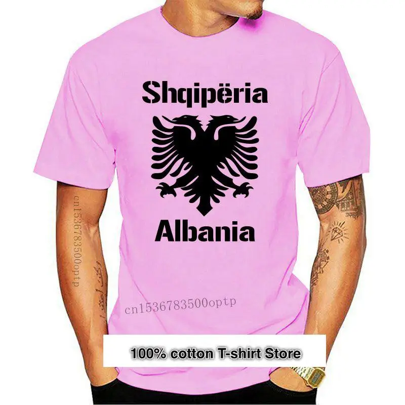 Shqimperia-camisa con doble águila de Albania, camiseta con bandera de Albania, Roots
Shqimperia-camisa con doble águila de Albania, camiseta con bandera de Albania, Roots