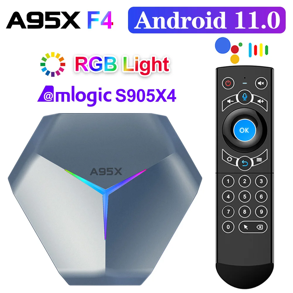 4GB 128GB Amlogic S905X4 RGB Light Smart TV Box Android 11 4G 64GB BT Dual Wifi 8K TVBOX Media Player A95XF4 Set Top box 2G16G
4GB 128GB Amlogic S905X4 RGB Light Smart TV Box Android 11 4G 64GB BT Dual Wifi 8K TVBOX Media Player A95XF4 Set Top box 2G16G