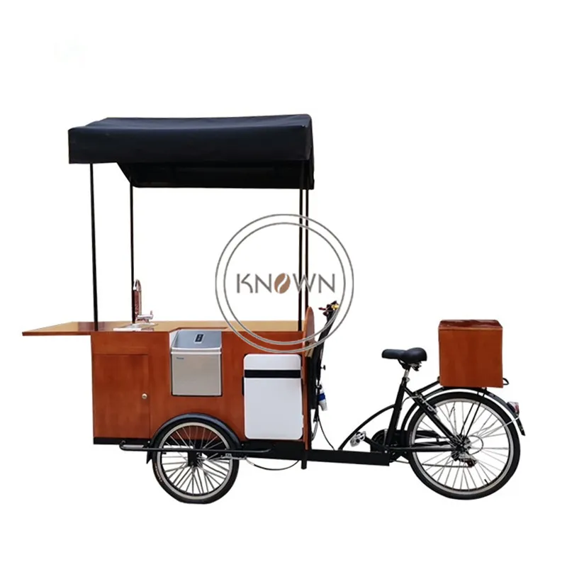 3 Wheels Electric Tricycle Outdoor Mobile Food Bicycle Retro Coffee Cart Vending Bike for Sale
3 Wheels Electric Tricycle Outdoor Mobile Food Bicycle Retro Coffee Cart Vending Bike for Sale