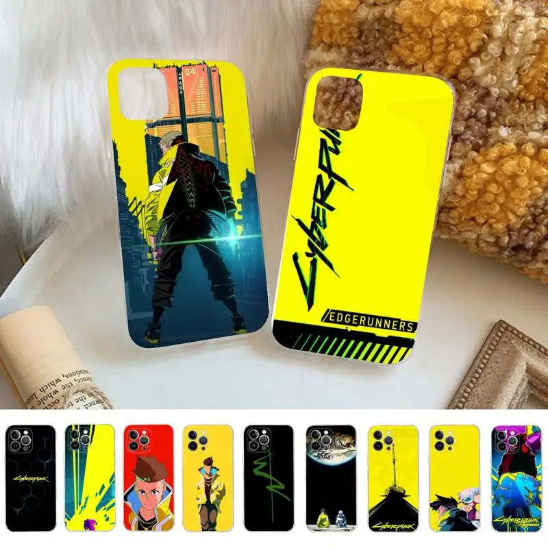 Cyberpunk Edgerunners Phone Case Silicone Soft for iphone 14 13 12 11 Pro Mini XS MAX 8 7 6 Plus X XS XR Cover
Cyberpunk Edgerunners Phone Case Silicone Soft for iphone 14 13 12 11 Pro Mini XS MAX 8 7 6 Plus X XS XR Cover