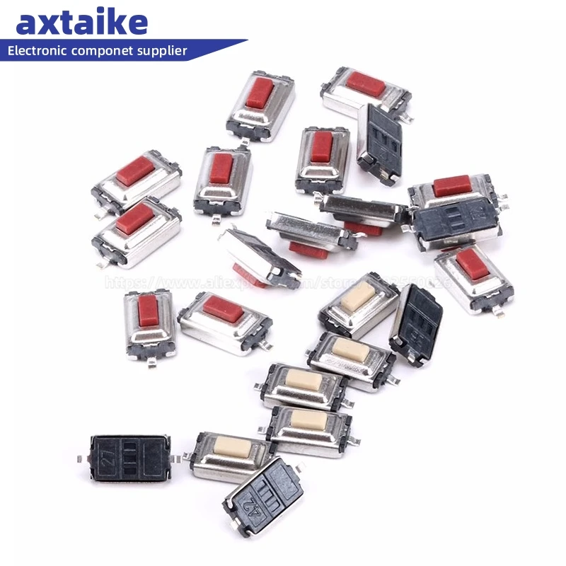 20PCS/LOT Tact Touch Micro Switch 3X6X2.5 Tactile Push Button Switch 3*6*2.5 mm SMD 2 Pin Self-reset Momentary For MP3 MP4 
20PCS/LOT Tact Touch Micro Switch 3X6X2.5 Tactile Push Button Switch 3*6*2.5 mm SMD 2 Pin Self-reset Momentary For MP3 MP4