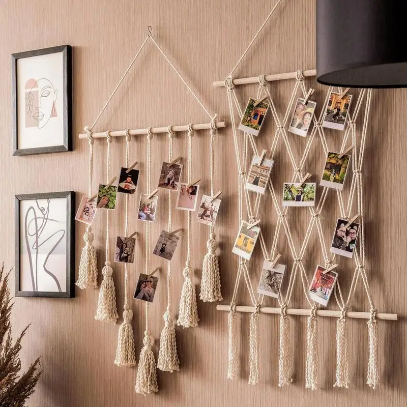 Hanging Display Wall Decor Room Girl Art 10 Pictures Macrame Photo Teen Frame Holder Boho Clips Decor Wall Hanging Home Office
Hanging Display Wall Decor Room Girl Art 10 Pictures Macrame Photo Teen Frame Holder Boho Clips Decor Wall Hanging Home Office