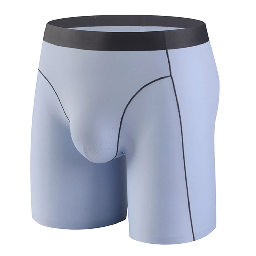 Ice Silk Men Stretch Long Boxershorts Sport Underpants Lengthening Wear Resistant Boxer Trunk Bulge Pouch Panties
Ice Silk Men Stretch Long Boxershorts Sport Underpants Lengthening Wear Resistant Boxer Trunk Bulge Pouch Panties