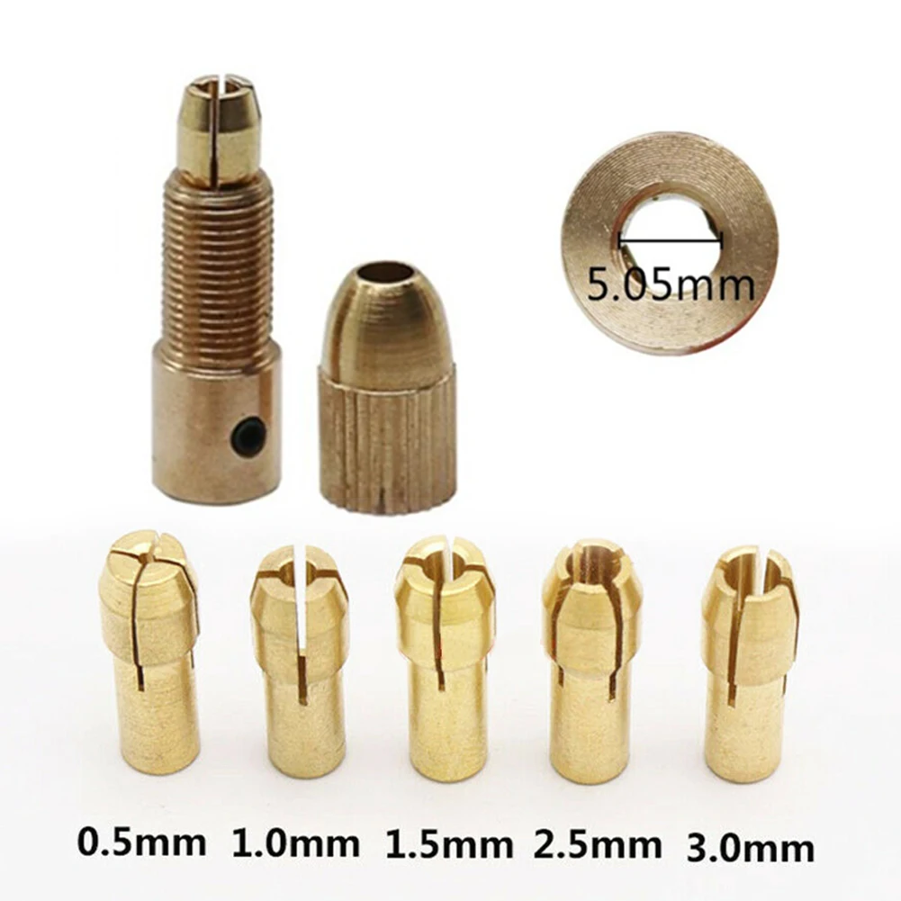 7 Pcs/set Drill Chuck Brass 2.35-5.05 Mm Shaft With Wrench Screw Electric Motor Shaft Metal Drill Chuck Copper Adapter Tool
7 Pcs/set Drill Chuck Brass 2.35-5.05 Mm Shaft With Wrench Screw Electric Motor Shaft Metal Drill Chuck Copper Adapter Tool