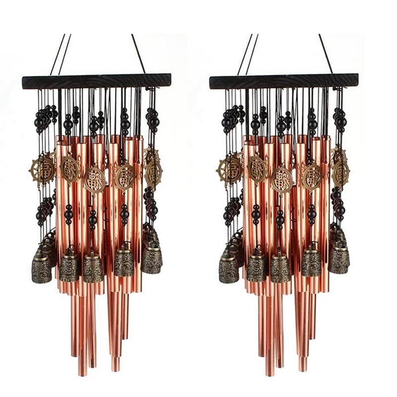 2X Outdoor Indoor Metal Tube Wind Chime With Copper Bell Large Windchimes For Patio Garden Terrace Decoration 80Cm
2X Outdoor Indoor Metal Tube Wind Chime With Copper Bell Large Windchimes For Patio Garden Terrace Decoration 80Cm
