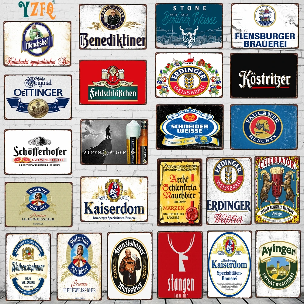 【YZFQ 】German Beer Plaque Metal Retro Signs Vintage Poster Wall Home Art Bar Restaurant Man Cave Decoration 30X20CM DU-9862A
【YZFQ 】German Beer Plaque Metal Retro Signs Vintage Poster Wall Home Art Bar Restaurant Man Cave Decoration 30X20CM DU-9862A
