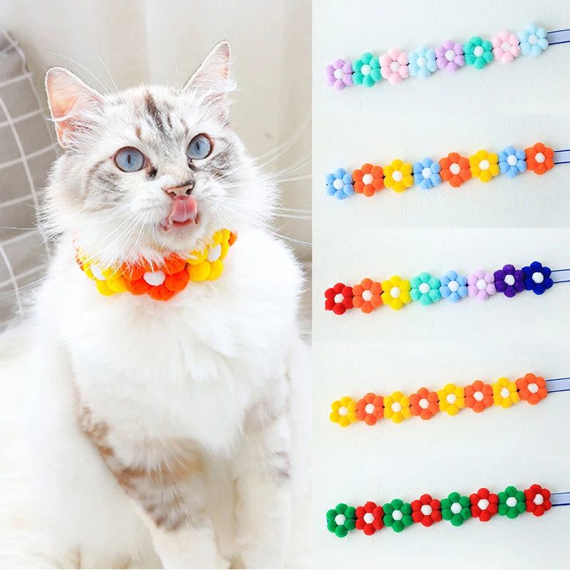 Fashion Soft Floral Colorful Dog Collar Choker Bib Sweet Pet Bow Scarf Cat Accessories for Dogs Cats Puppy Kitty Decoration
Fashion Soft Floral Colorful Dog Collar Choker Bib Sweet Pet Bow Scarf Cat Accessories for Dogs Cats Puppy Kitty Decoration