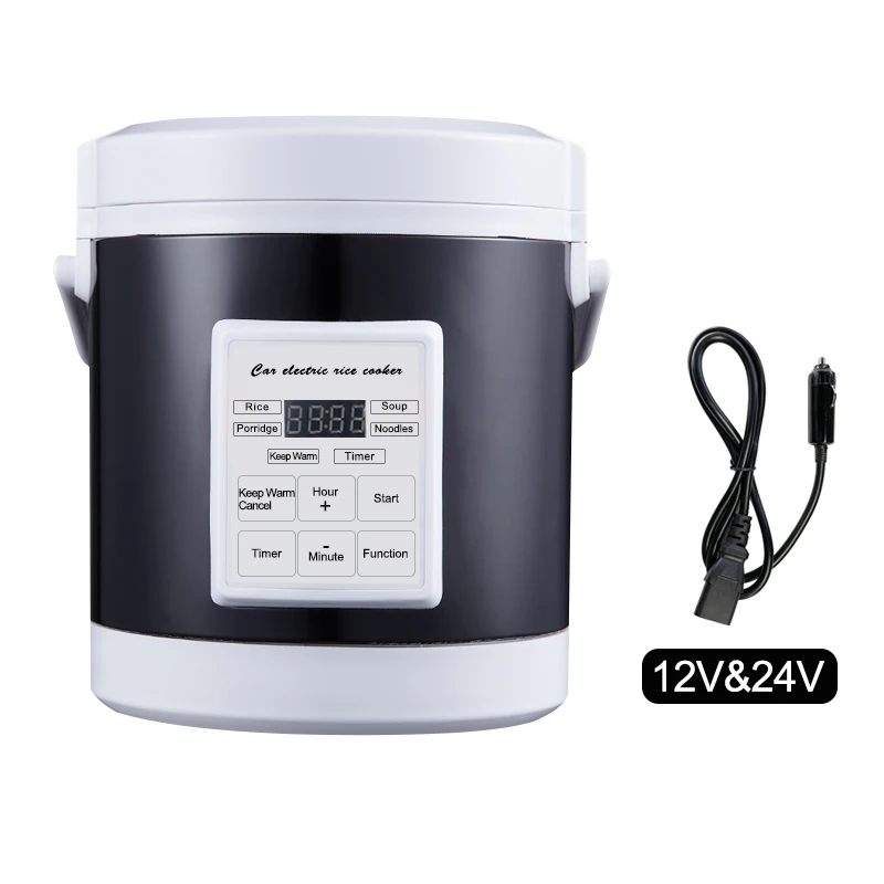 12V 24V Mini Car Rice Cooker 1.6L car trucks electric soup porridge cooking machine food steamer warmer fast heating lunch box
12V 24V Mini Car Rice Cooker 1.6L car trucks electric soup porridge cooking machine food steamer warmer fast heating lunch box
