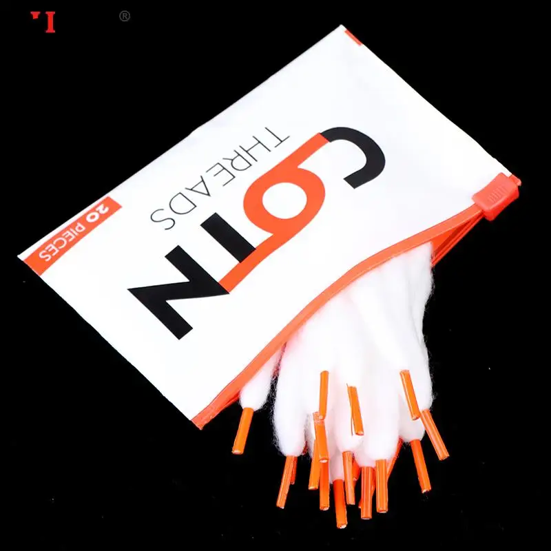 20pcs Prebuilt Wire Coil Threads Organic Vape Cotton Strips Shoelace For Ecigarette RTA RDA RBA Atomizer
20pcs Prebuilt Wire Coil Threads Organic Vape Cotton Strips Shoelace For Ecigarette RTA RDA RBA Atomizer