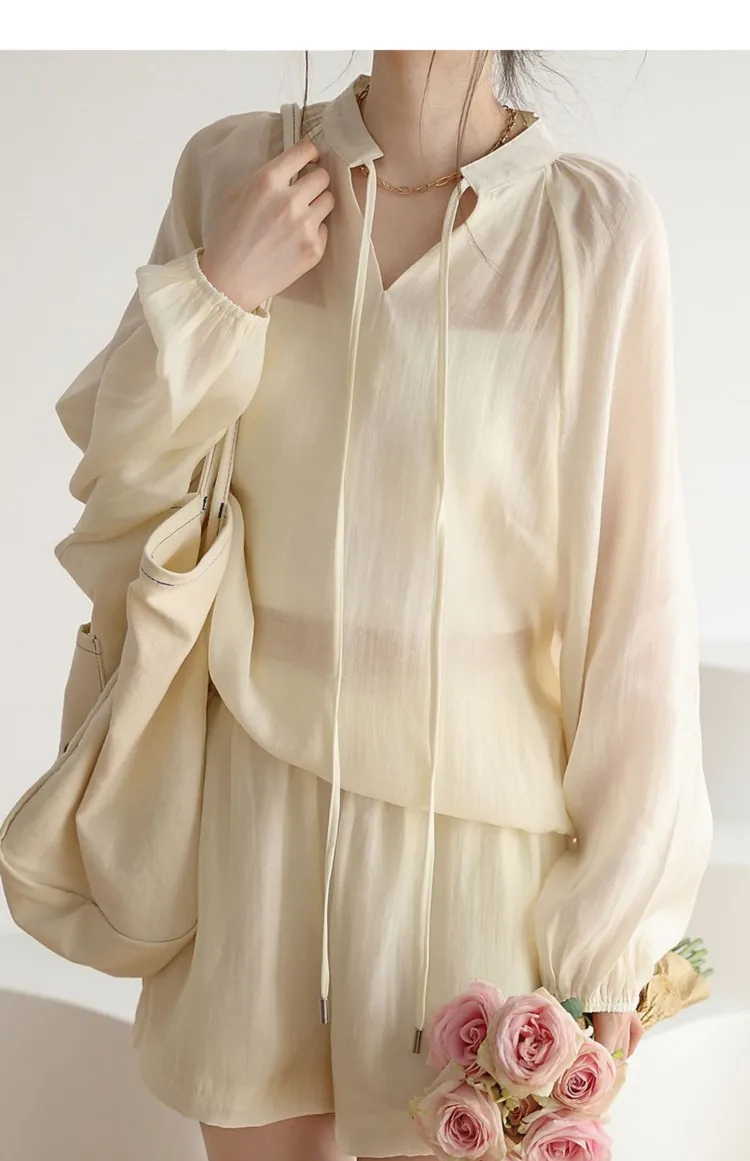 2023 Early Spring Fashion New Women's Wear Fashion Shirt Shorts Two-Piece Set 0228
2023 Early Spring Fashion New Women's Wear Fashion Shirt Shorts Two-Piece Set 0228