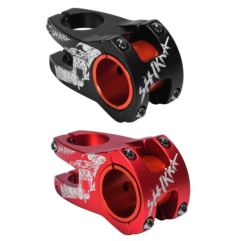 SHIKRA 2 Pcs MTB Aluminum Alloy Bike Bicycle Stems 50MM Fixed Short Handle Bar Stem Riser Road Bike Stem,Black & Red
SHIKRA 2 Pcs MTB Aluminum Alloy Bike Bicycle Stems 50MM Fixed Short Handle Bar Stem Riser Road Bike Stem,Black & Red