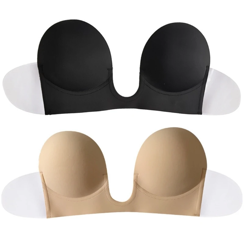 New style Women Push Up Bra Sticky Bra Breast Lift Pasties-Nipple Covers Deep Plunge Bra Adhesive Invisible Bra for Backless
New style Women Push Up Bra Sticky Bra Breast Lift Pasties-Nipple Covers Deep Plunge Bra Adhesive Invisible Bra for Backless
