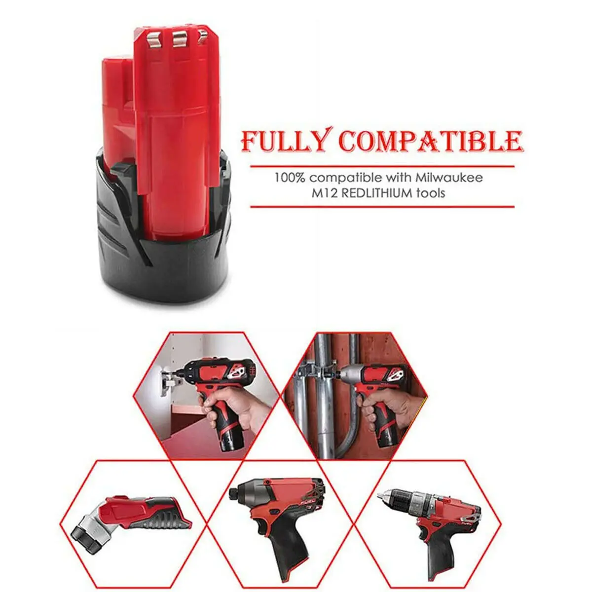 2X M12 3 Cell Li-ion Battery Plastic Case Box Part Shell Tool For Milwaukee 12V 50000+ Hours High And Low Temperature Resistance
2X M12 3 Cell Li-ion Battery Plastic Case Box Part Shell Tool For Milwaukee 12V 50000+ Hours High And Low Temperature Resistance