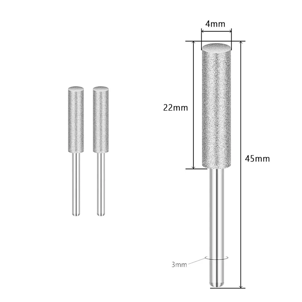 2PC Diamond Chainsaw Sharpener Chain File 4.0mm 4.8mm 5.5mm Metal Polishing 3mm Shank Electric Saw Sharpening Head Abrasive Tool
2PC Diamond Chainsaw Sharpener Chain File 4.0mm 4.8mm 5.5mm Metal Polishing 3mm Shank Electric Saw Sharpening Head Abrasive Tool