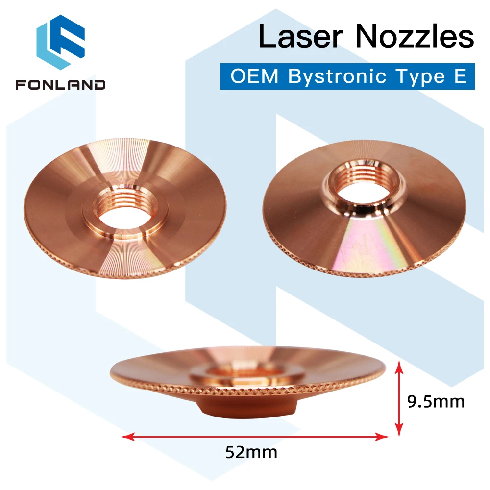 FONLAND Bystronic Fiber Laser Nozzle Base D52mm H9.5mm Bystronic Laser Cutting Machine Accessories Laser Nozzle Seat
FONLAND Bystronic Fiber Laser Nozzle Base D52mm H9.5mm Bystronic Laser Cutting Machine Accessories Laser Nozzle Seat