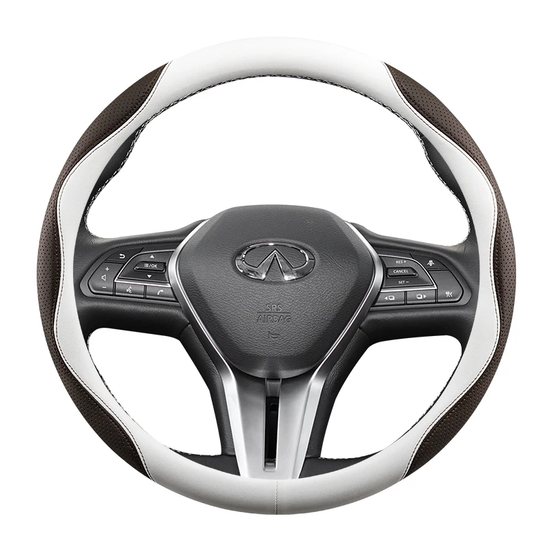 Steering Wheel Cover for Infiniti G37 FX35 EX35 QX50 QX70 QX80 Q70 Universal Car Accessories Genuine Leather Non-slip Sweatproof
Steering Wheel Cover for Infiniti G37 FX35 EX35 QX50 QX70 QX80 Q70 Universal Car Accessories Genuine Leather Non-slip Sweatproof