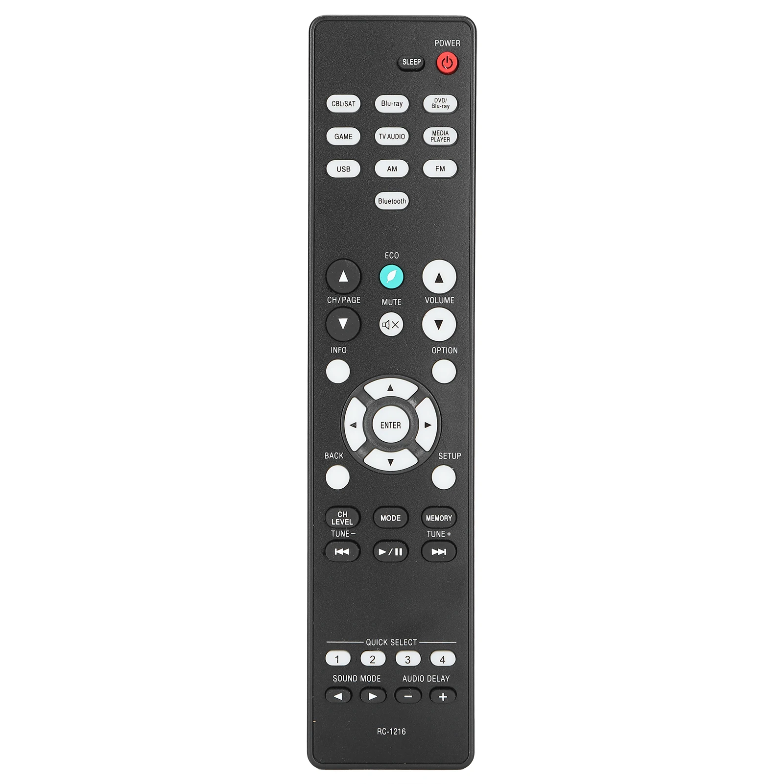 RC‑1216 Remote Control Portable Replacement Control for Home Audio and Video AVR‑S510BT AVR‑S530BT
RC‑1216 Remote Control Portable Replacement Control for Home Audio and Video AVR‑S510BT AVR‑S530BT