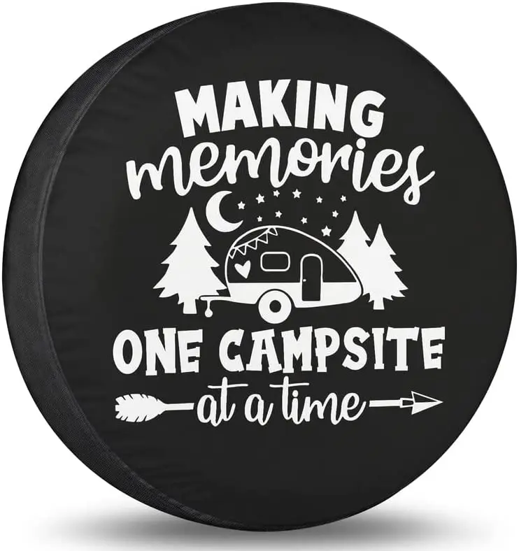 Making Memories Spare Tire Cover Camper RV Trailer Spare Tire Cover Travel SUV Truck Tire Cover Wheel Protectors Weatherproof Un
Making Memories Spare Tire Cover Camper RV Trailer Spare Tire Cover Travel SUV Truck Tire Cover Wheel Protectors Weatherproof Un
