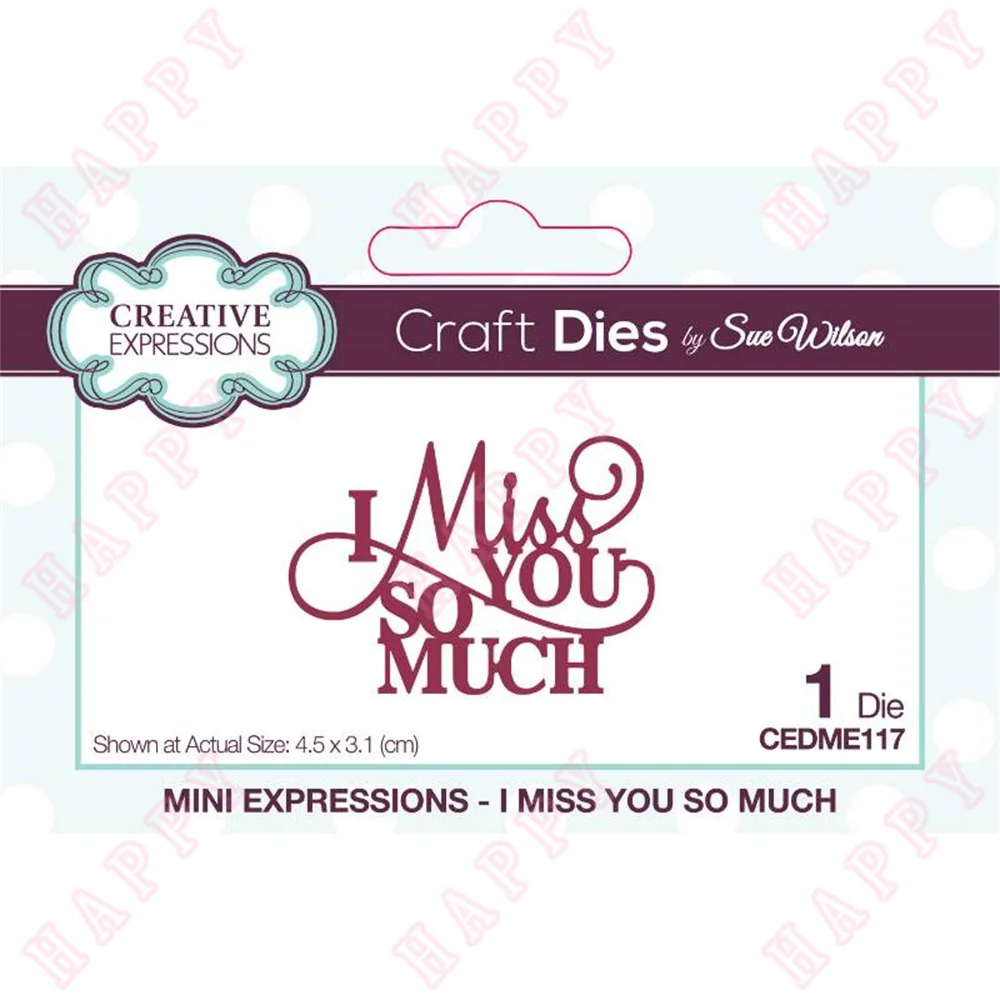 2022 Arrival New I Miss You So Much Metal Cutting Dies Scrapbook Diary Decoration Embossing Template Diy Greeting Card Handmade
2022 Arrival New I Miss You So Much Metal Cutting Dies Scrapbook Diary Decoration Embossing Template Diy Greeting Card Handmade