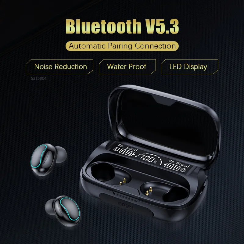 TWS-наушники Bluetooth 5,3; Беспроводные наушники с сенсорным управлением; Стереонаушники; Спортивные наушники с HD-микрофоном
TWS-наушники Bluetooth 5,3; Беспроводные наушники с сенсорным управлением; Стереонаушники; Спортивные наушники с HD-микрофоном
