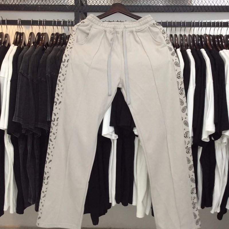 2022 Kapital Sweatpants High Street Trousers Side Cashew Pattern Print Decorate Drawstring Straight Patchwork Pants
2022 Kapital Sweatpants High Street Trousers Side Cashew Pattern Print Decorate Drawstring Straight Patchwork Pants