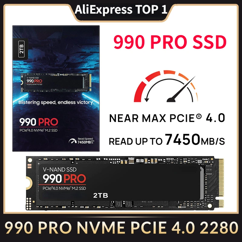 2023 Original 990 Pro SSD 4TB 2TB 1TB NVMe 2.0 PCIe 4.0 M.2 2280 Disk Drives for PS5 PlayStation5 Laptop Mini PC Gaming Computer
2023 Original 990 Pro SSD 4TB 2TB 1TB NVMe 2.0 PCIe 4.0 M.2 2280 Disk Drives for PS5 PlayStation5 Laptop Mini PC Gaming Computer