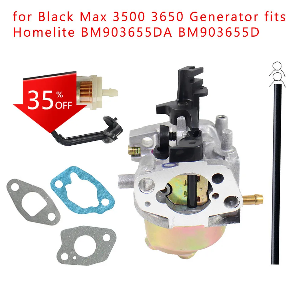 Carburetor For Black Max 3500 3650 Generator Fits Homelite BM903655DA BM903655D Garden Tools Accessories
Carburetor For Black Max 3500 3650 Generator Fits Homelite BM903655DA BM903655D Garden Tools Accessories