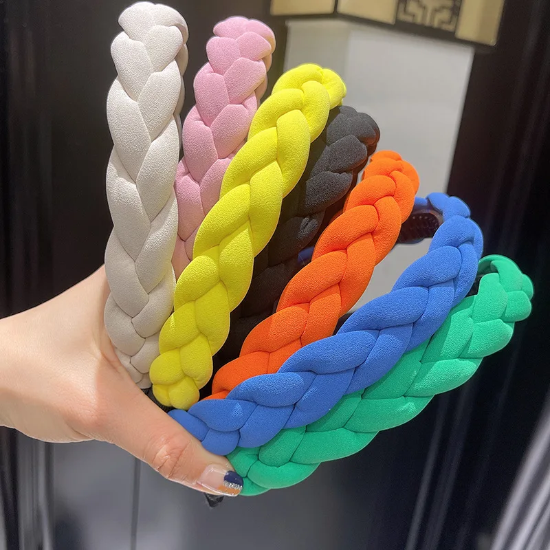 Vintage Braided Twist Hair Bands Headbands For Women Solid Color Hair Hoop Hair Accessories Headwear
Vintage Braided Twist Hair Bands Headbands For Women Solid Color Hair Hoop Hair Accessories Headwear