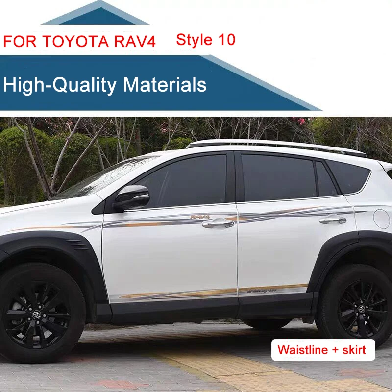 Color Stripe Side Door Body Car Sticker For Toyota RAV4 2014-2017 2018 2019 Skirt Pull Flowers Graphic Vinyl Decals For Rav-4
Color Stripe Side Door Body Car Sticker For Toyota RAV4 2014-2017 2018 2019 Skirt Pull Flowers Graphic Vinyl Decals For Rav-4