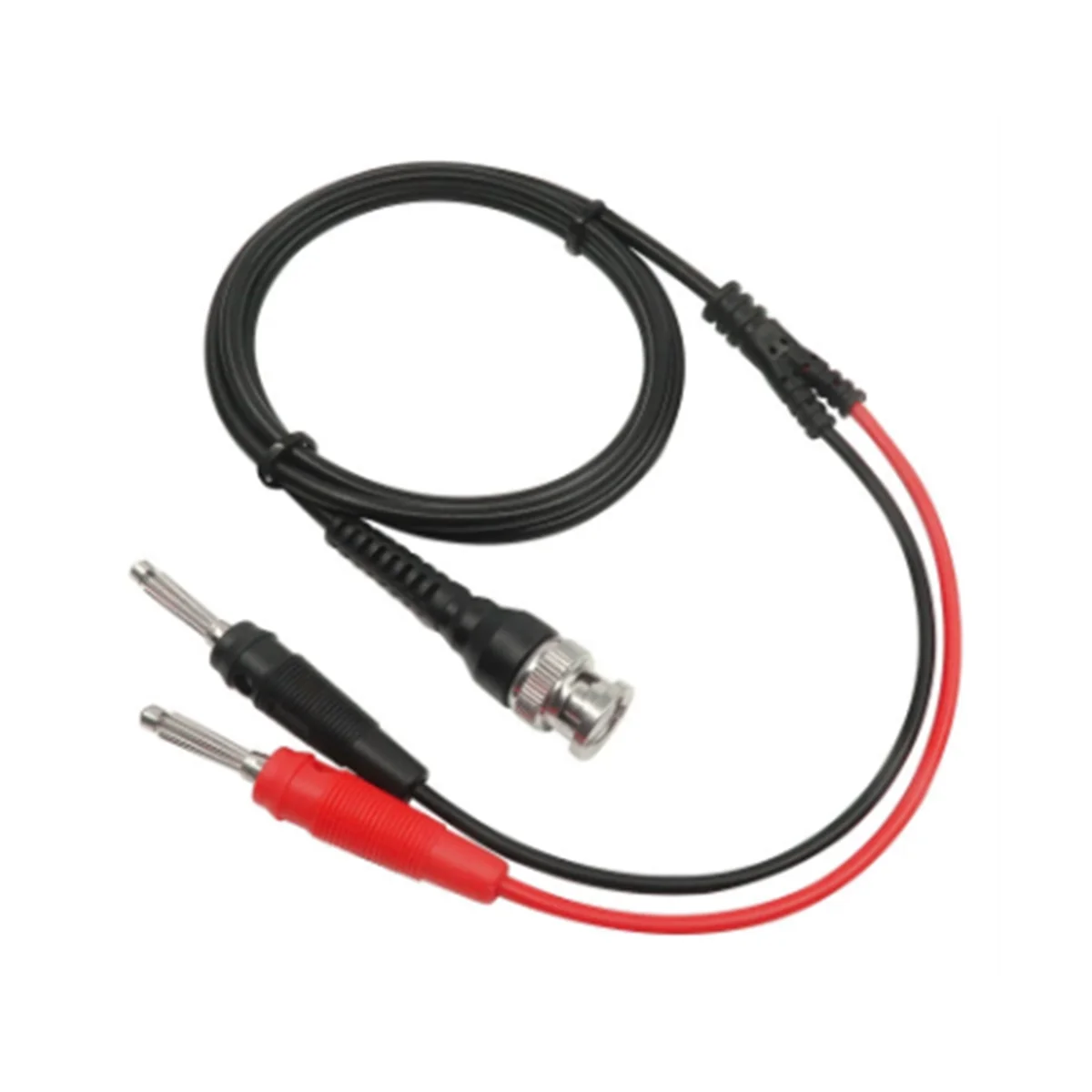 P1009 BNC To Dual 4MM Stackable Banana Plug Test Lead Probe BNC Cable for Oscilloscope Signal Generator 120CM
P1009 BNC To Dual 4MM Stackable Banana Plug Test Lead Probe BNC Cable for Oscilloscope Signal Generator 120CM