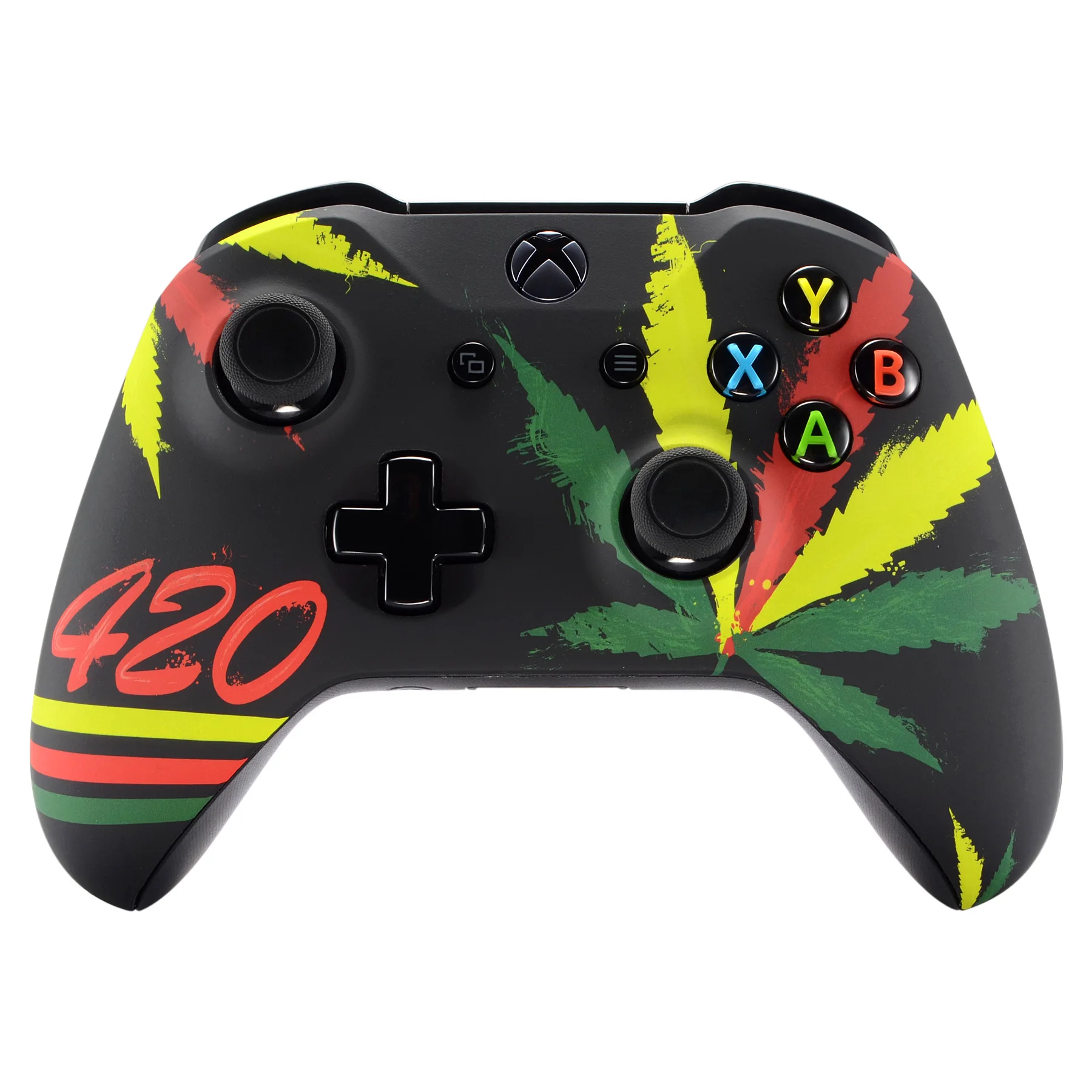 Экстремальные зеленые сорняки, мягкий на ощупь верхний ремонт, передний корпус для контроллера Xbox One X & One S
Экстремальные зеленые сорняки, мягкий на ощупь верхний ремонт, передний корпус для контроллера Xbox One X & One S