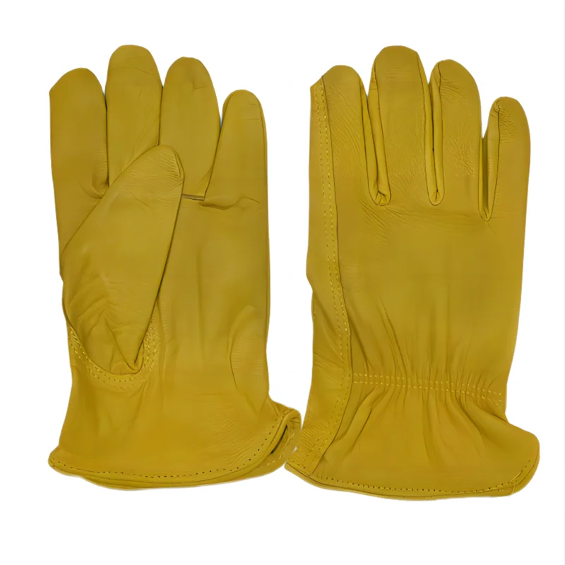 Yellow White Cowhide Leather Gloves Safety High-quality Men's Mechanical Maintenance Gardening Safety Protective Gloves
Yellow White Cowhide Leather Gloves Safety High-quality Men's Mechanical Maintenance Gardening Safety Protective Gloves