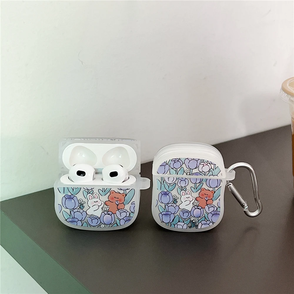For Apple Airpods 3 pro 2 1 Cartoon Lovely Brown bear rabbit Silicone soft Case Earphones Bluetooth Wireless Earphone box Cover
For Apple Airpods 3 pro 2 1 Cartoon Lovely Brown bear rabbit Silicone soft Case Earphones Bluetooth Wireless Earphone box Cover