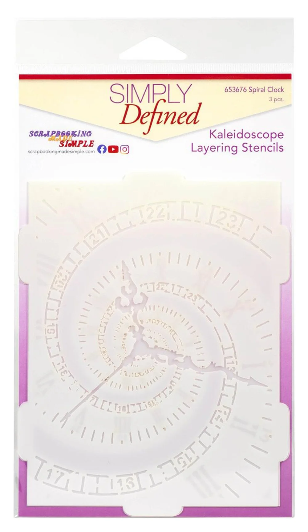 Newest Hot Sale Spiral Clock Diy Layering Stencil Painting Scrapbook Coloring Embossing Album Decorate Reusable Crafts Template
Newest Hot Sale Spiral Clock Diy Layering Stencil Painting Scrapbook Coloring Embossing Album Decorate Reusable Crafts Template
