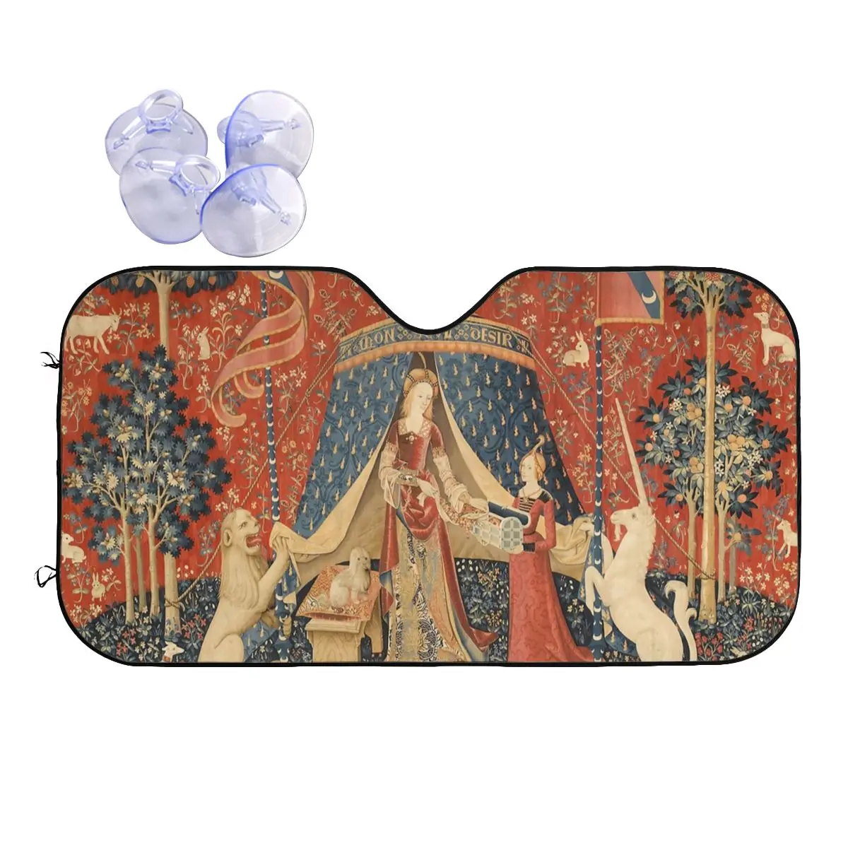 The Lady With A Unicorn Sunshade Windscreen Retro Car Front Windshield Car Window Windscreen Cover Accessories Covers
The Lady With A Unicorn Sunshade Windscreen Retro Car Front Windshield Car Window Windscreen Cover Accessories Covers