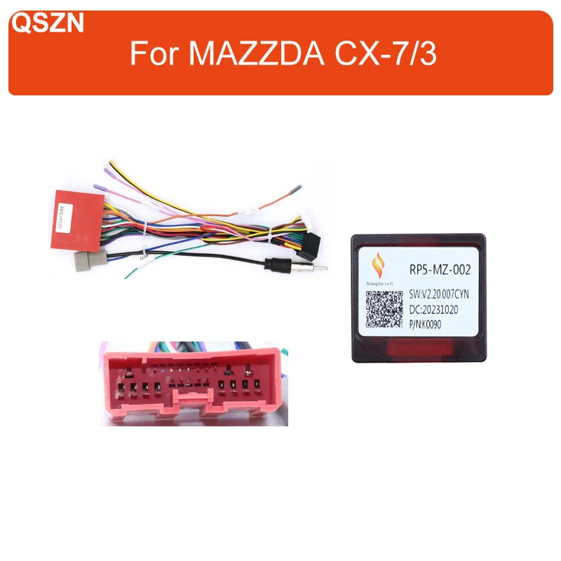 QSZN Автомобильный радиоприемник Canbus Box для 2014 года MAZDA/CX-7/3 для 2004-2009 MAZDA 3/AELA дюймов, жгут проводов радио, кабель питания, автомобильное радио
QSZN Автомобильный радиоприемник Canbus Box для 2014 года MAZDA/CX-7/3 для 2004-2009 MAZDA 3/AELA дюймов, жгут проводов радио, кабель питания, автомобильное радио