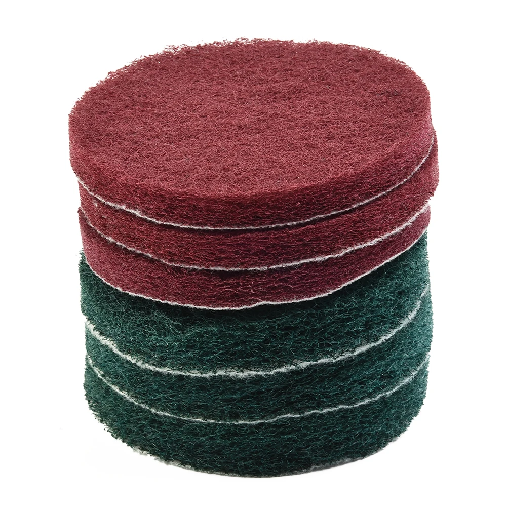 6pcs Cleaning Cloth Scrub Pad Industrial Scouring Pads Nylon Polishing Pad 4Inch Auto Car Buffing Pad Set Sponge Shower Bathtubs
6pcs Cleaning Cloth Scrub Pad Industrial Scouring Pads Nylon Polishing Pad 4Inch Auto Car Buffing Pad Set Sponge Shower Bathtubs